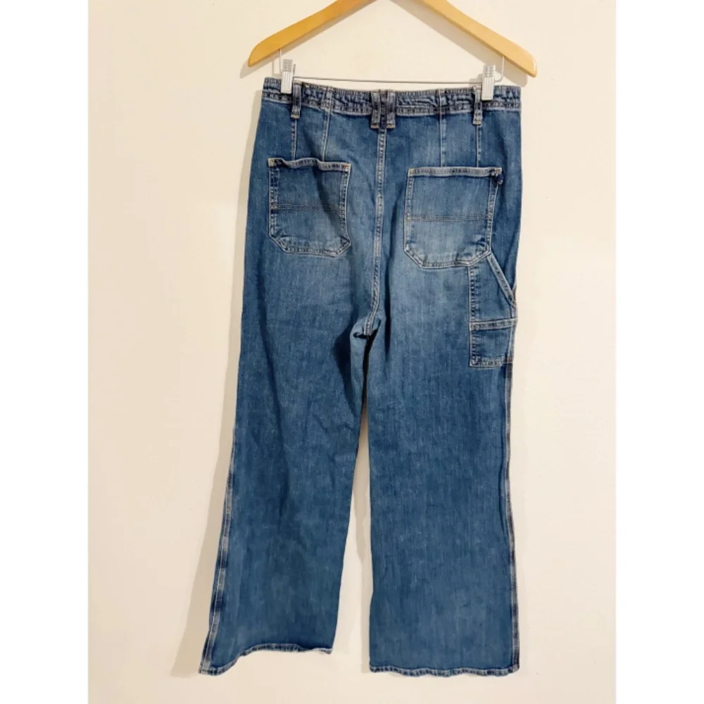 Anthropologie Pilcro The Carpenter Wide-Leg Jeans High Rise Relaxed Denim 31